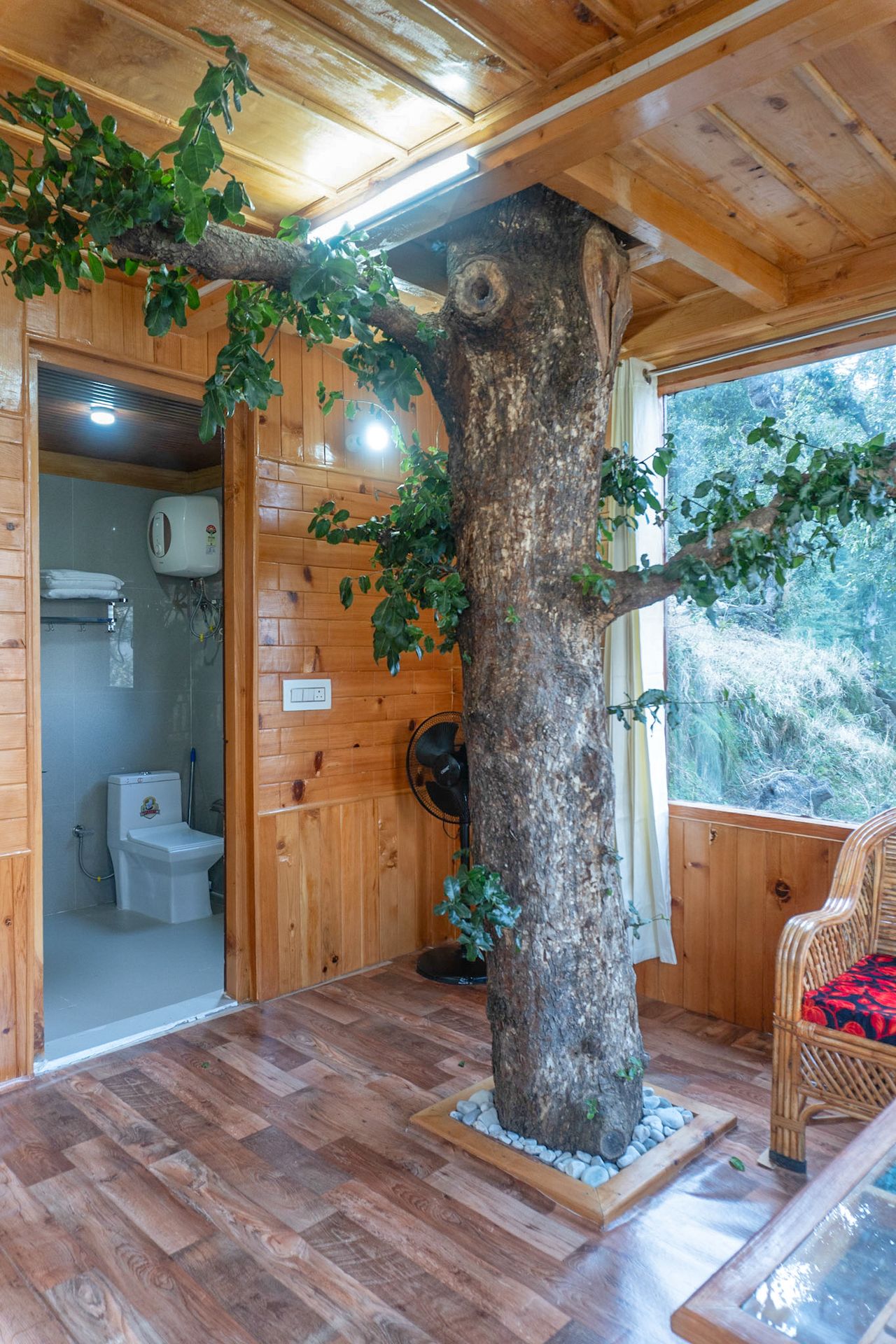 tree house interior